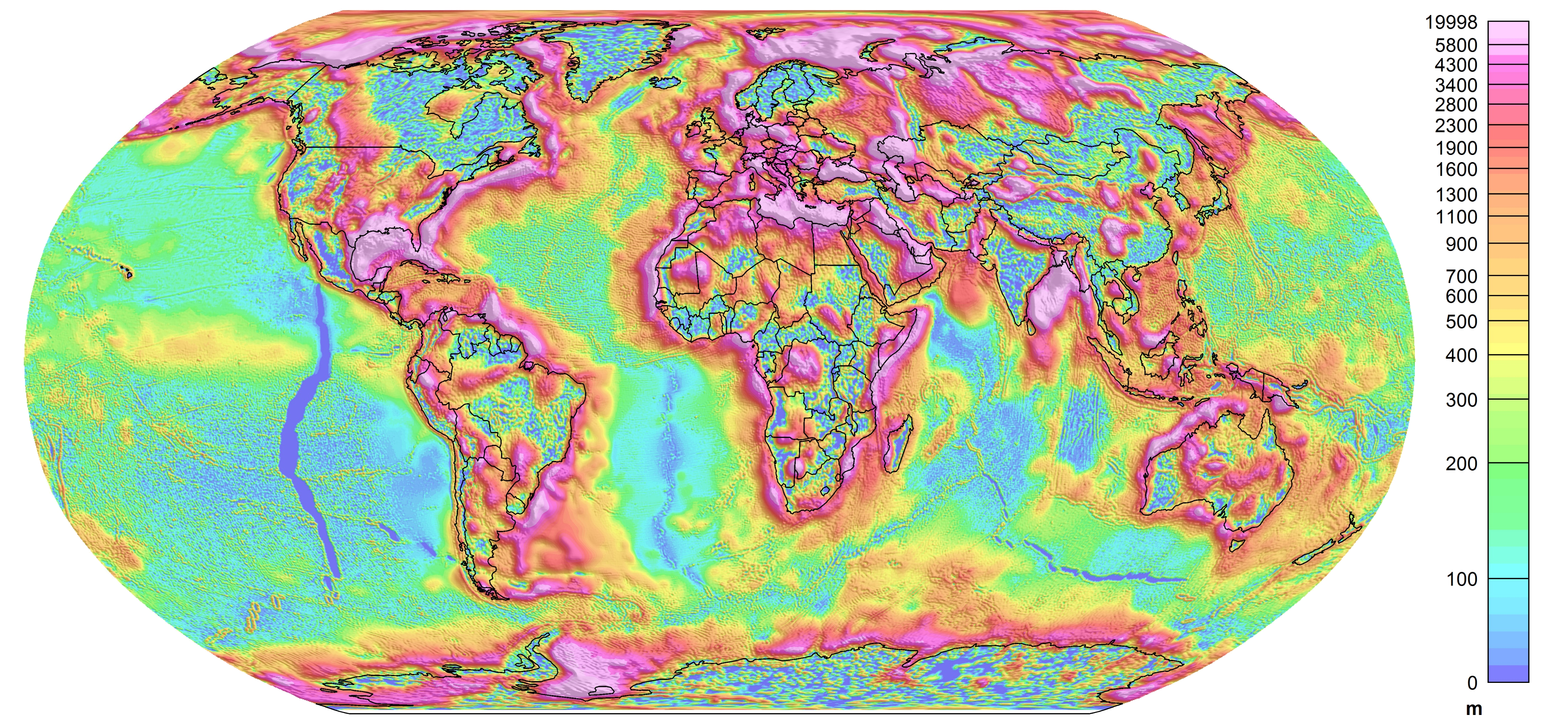 global sedimentary thickness model 1